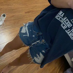 Levi 501 denim shorts!